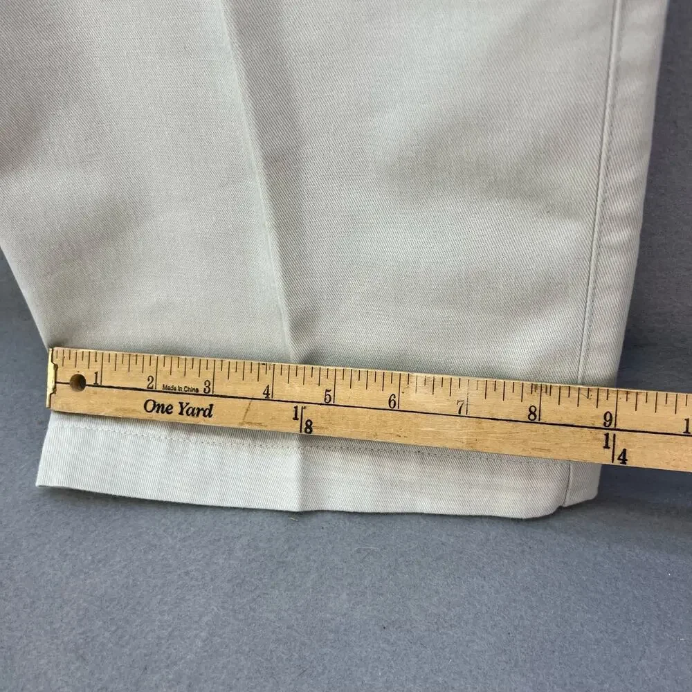 NWT Dockers Khaki Pants Men's 38X32 Classic Fit Pleated Front No Wrinkle Twill